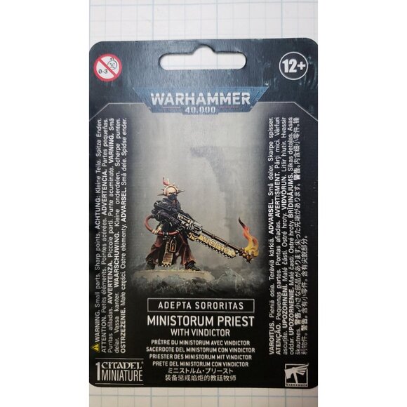 Warhammer 40k Adeptus Sororitas Ministorum Priest  w Vindicator Pious Vorne - Picture 3 of 3
